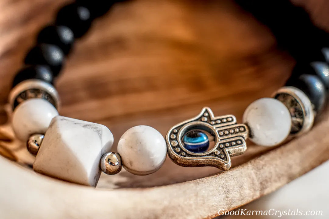 HOWLITE 8mm HAND BRACELET image 0