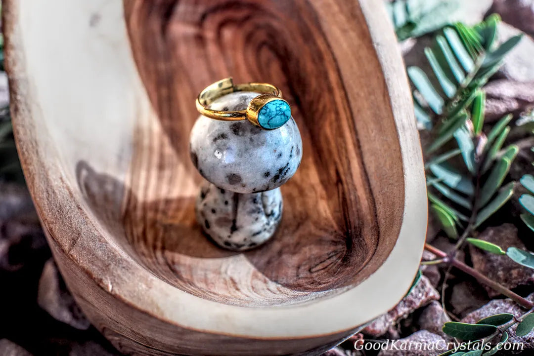 Turquoise Oval Ring image 0