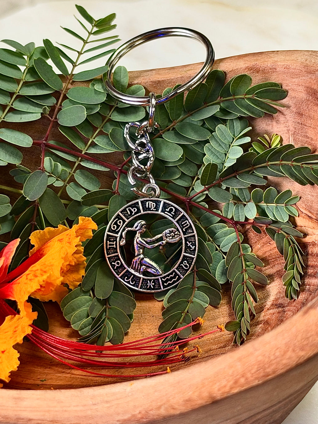 Aquarius - Zodiac - Key Chain