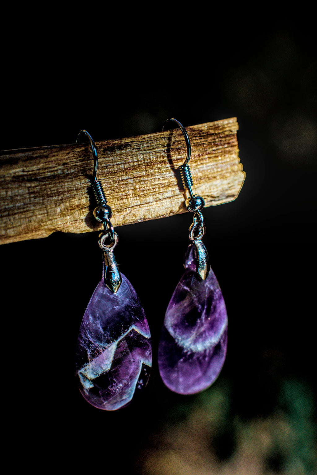 Amethyst - Faceted Earrings