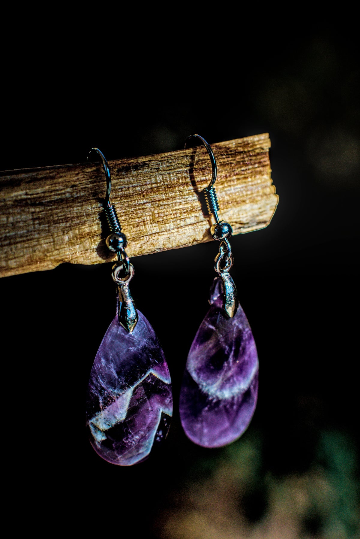 Amethyst - Faceted Earrings