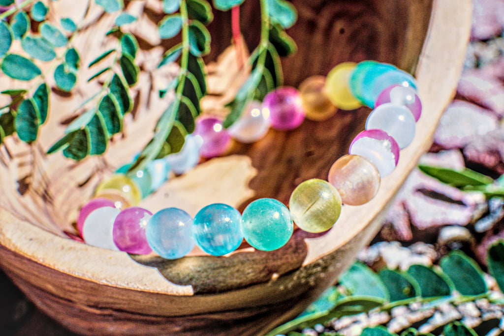 Rainbow Selenite - 8mm Bracelet