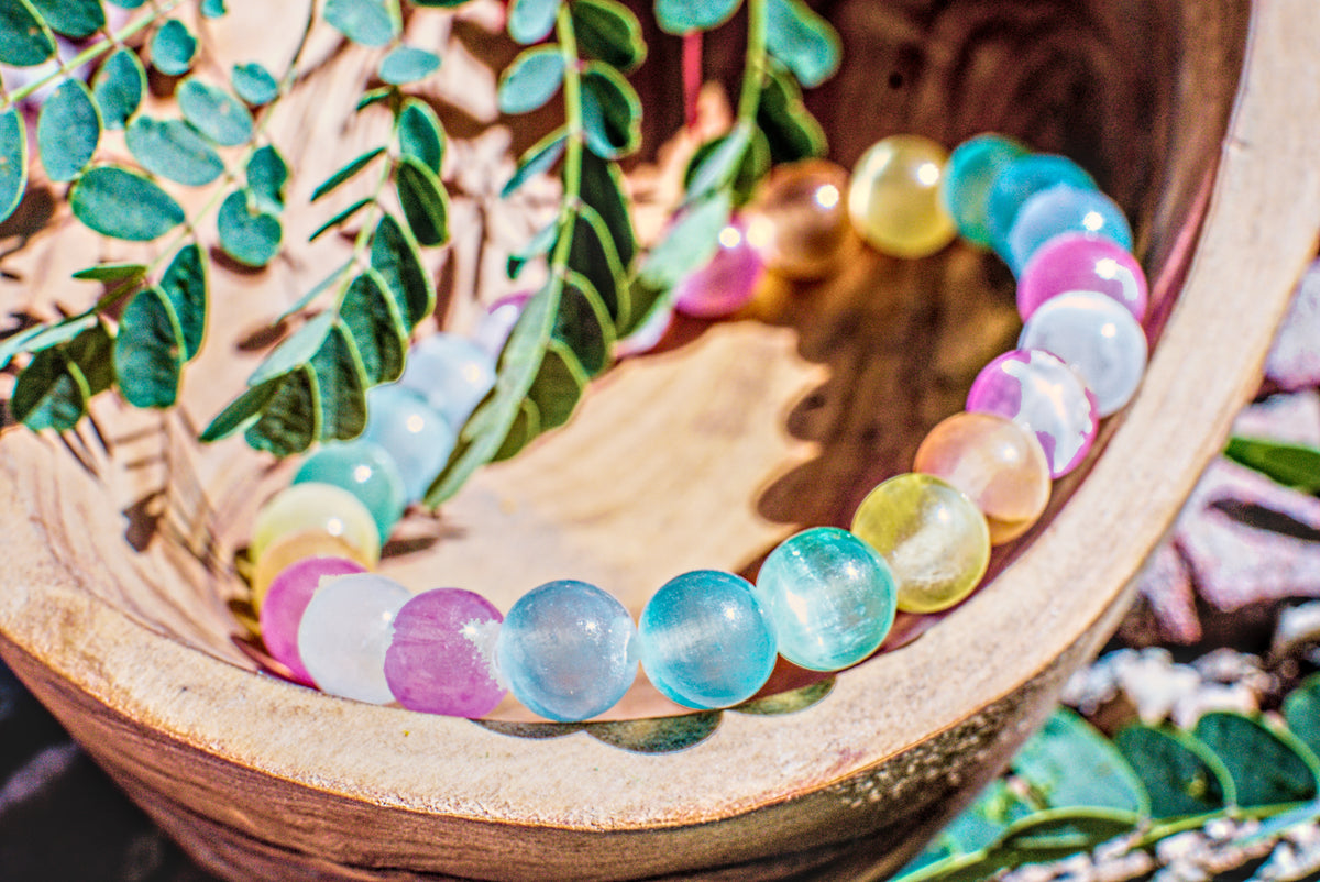 Rainbow Selenite - 8mm Bracelet