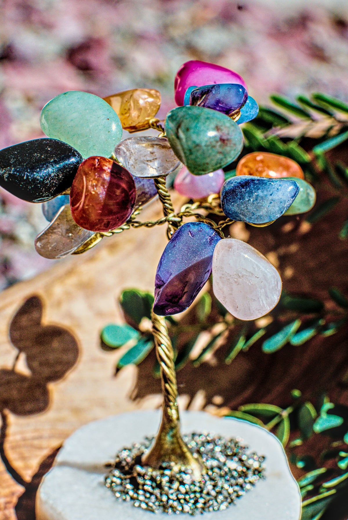 Chakra Little Crystal Trees