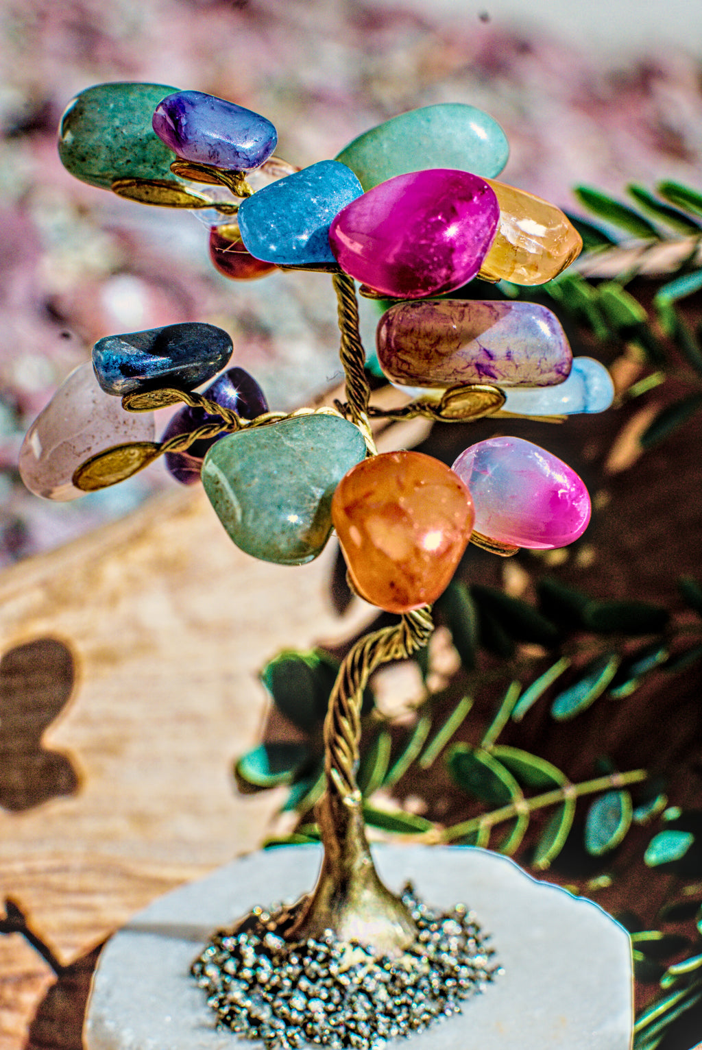 Chakra Little Crystal Trees