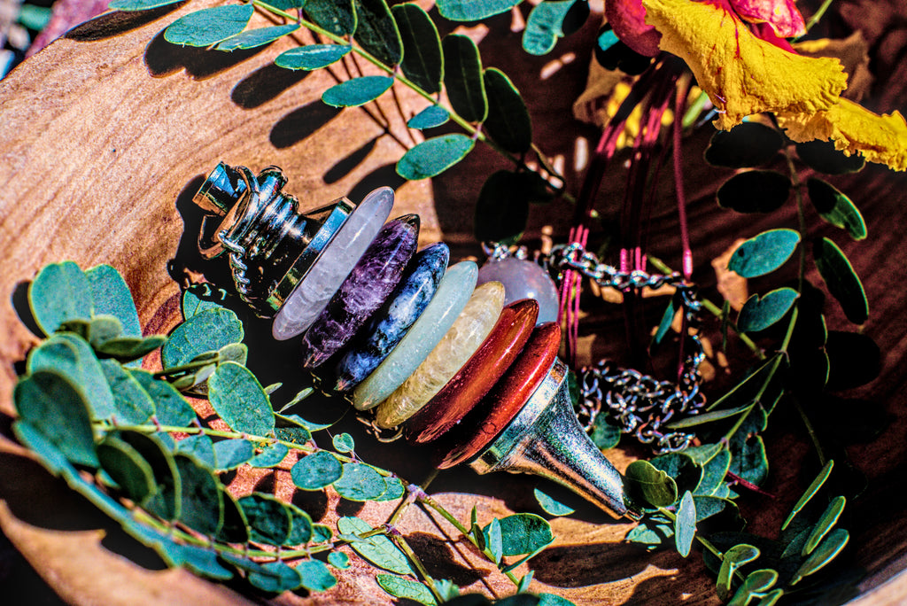 Chakra 7 Gemstones - Pendulum