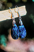 Lapis Lazuli -Faceted Earrings