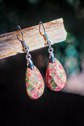Unakite -Faceted Earrings