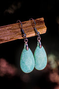 Green Aventurine Faceted Earrings