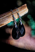 Black Obsidian - Faceted Earrings