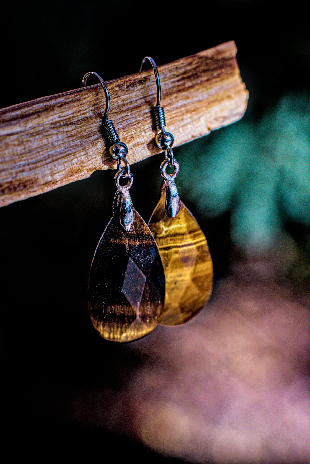Tiger's Eye - Faceted Earrings