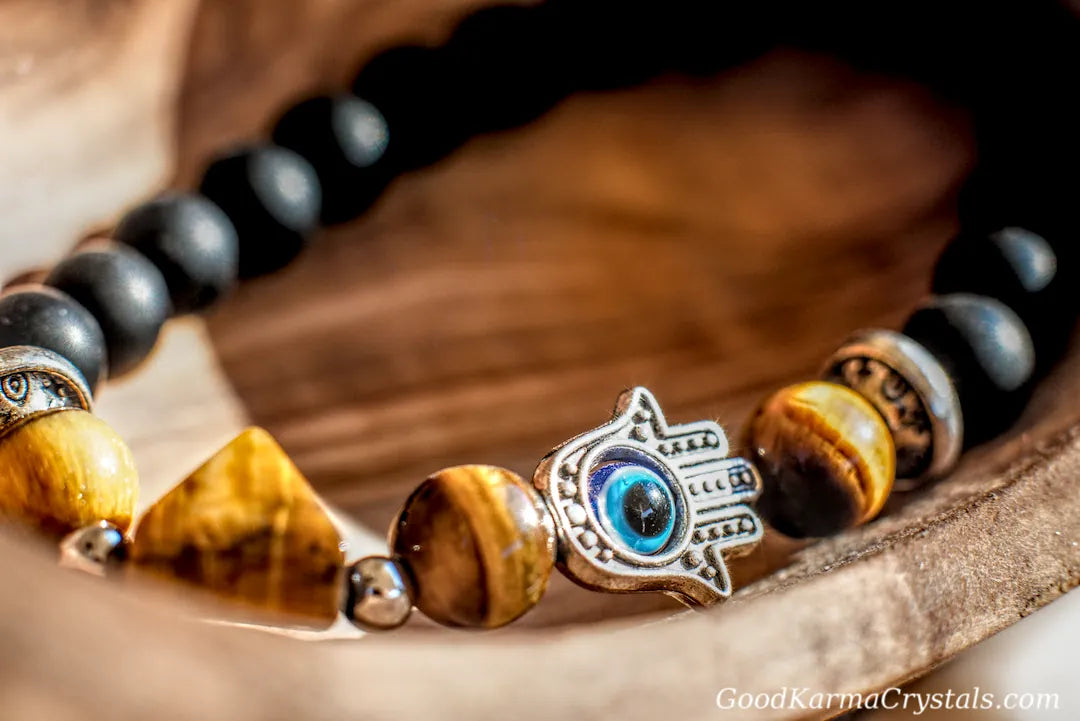 TIGER'S EYE HAND BRACELET image 0