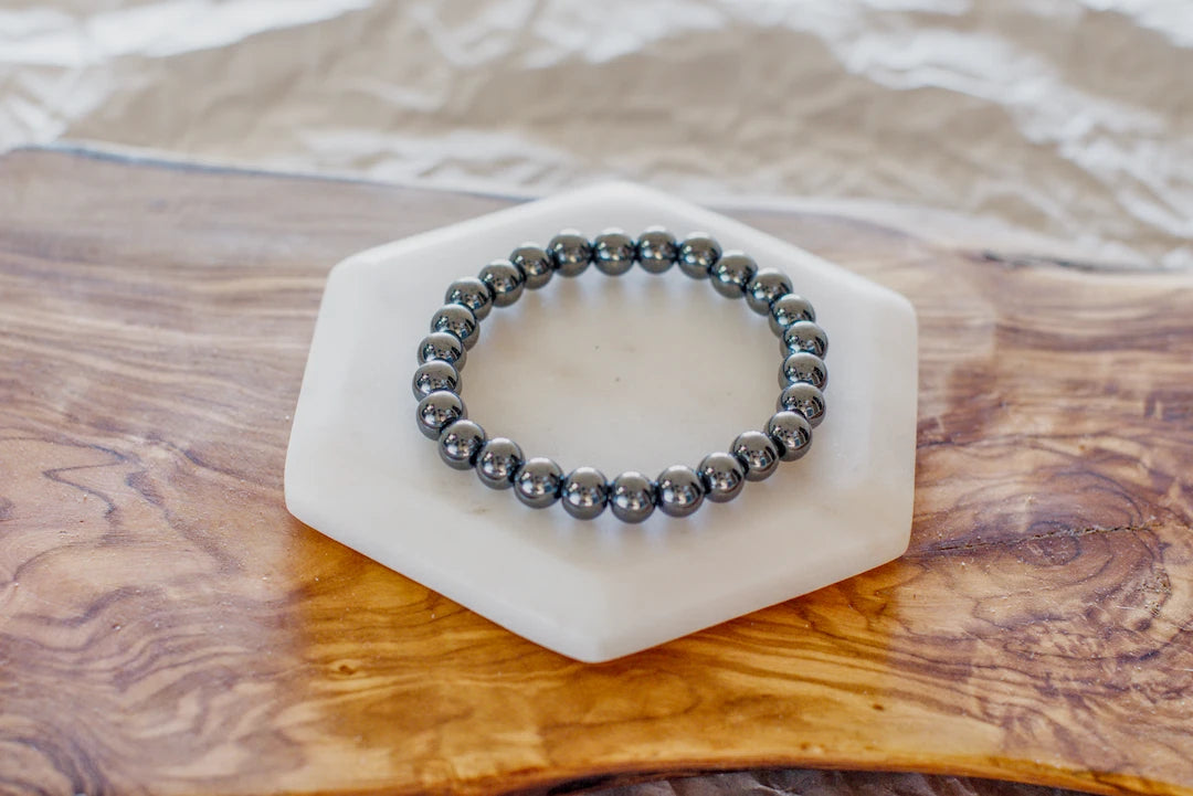 8mm HEMATITE BRACELET image 0