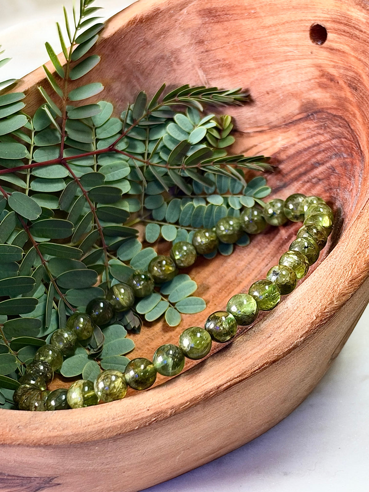 Peridot Bracelet 6mm