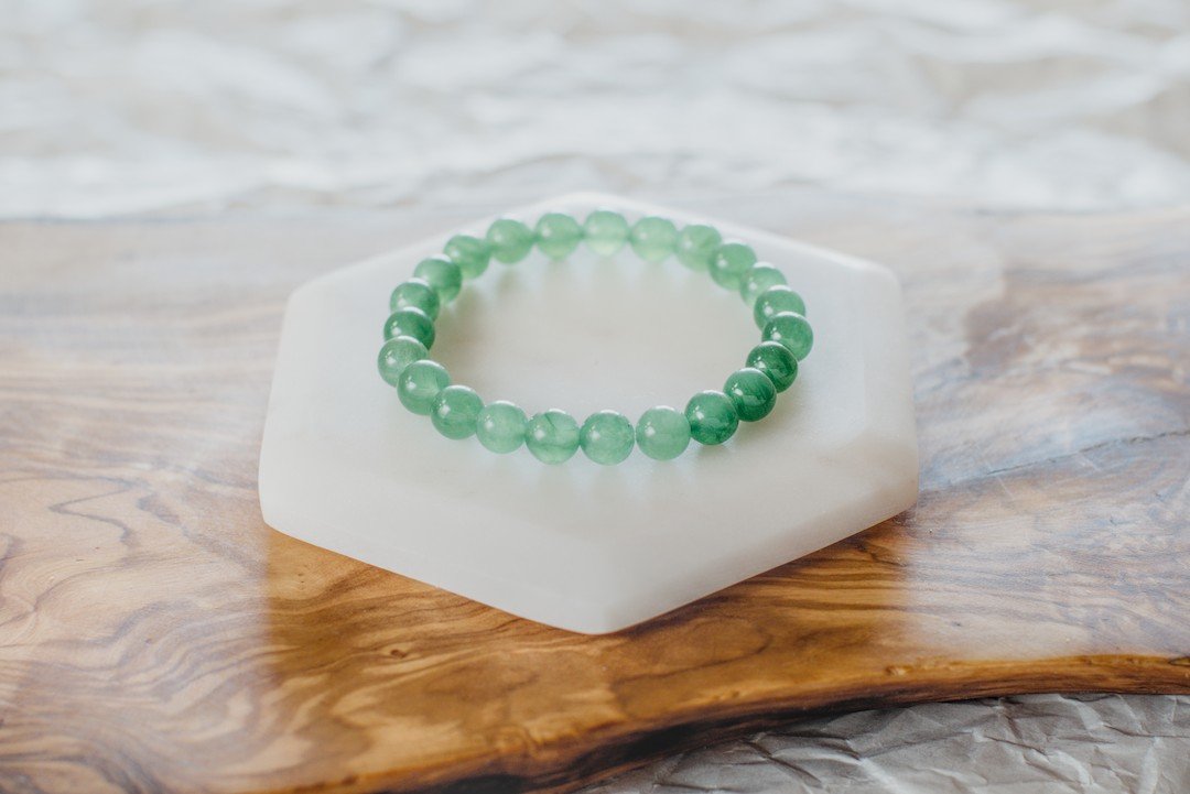 8mm GREEN ADVENTURINE BRACELET image 0