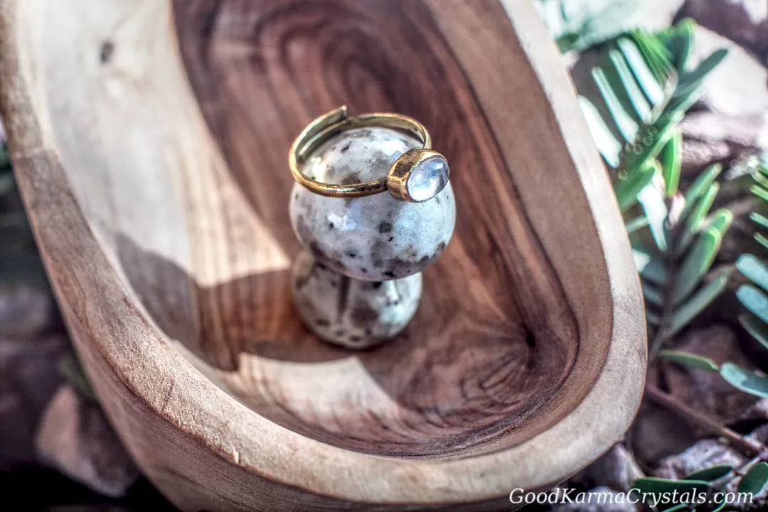 Moonstone Oval Ring image 0
