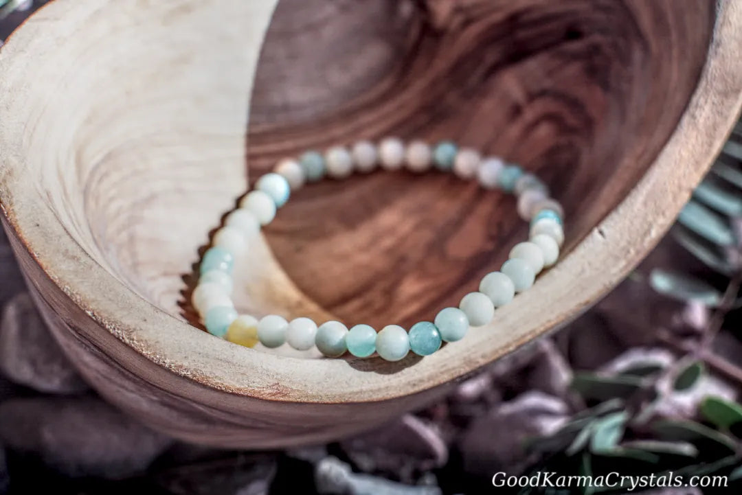 4MM AMAZONITE BRACELET image 0