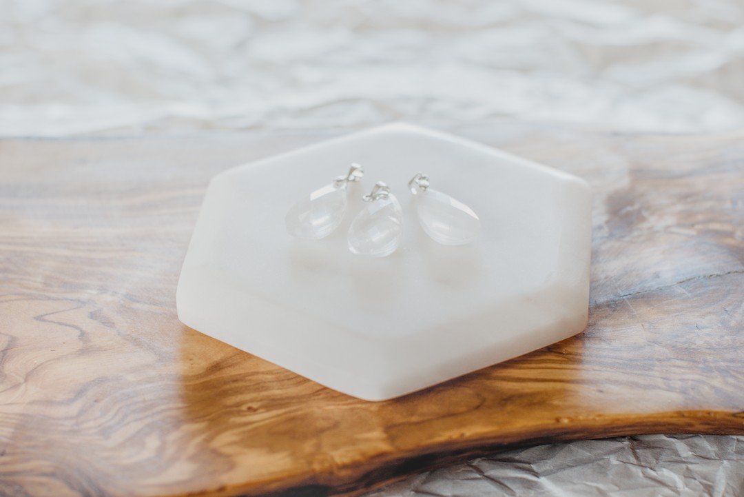 Clear Quartz Drop Pendent image 0