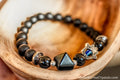 BLACK OBSIDIAN HAND BRACELET image 0