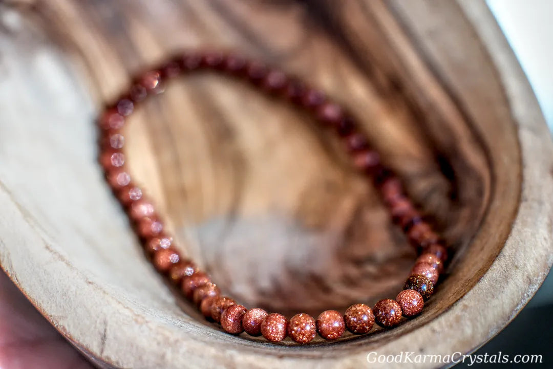 4MM GOLDSTONE BRACELET image 0
