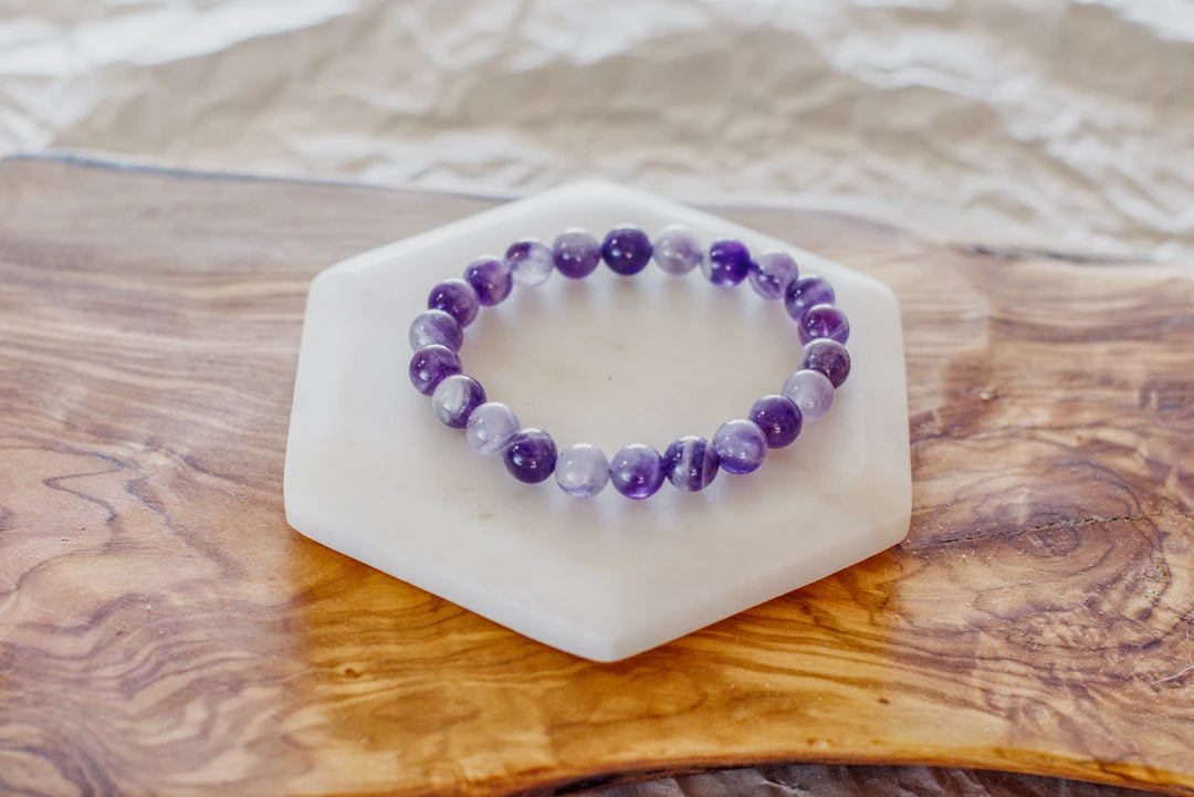 8mm DREAM AMETHYST BRACELET image 0