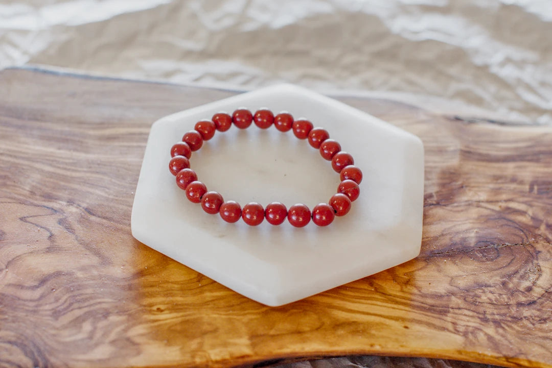8mm GOLD SANDSTONE BRACELET image 0