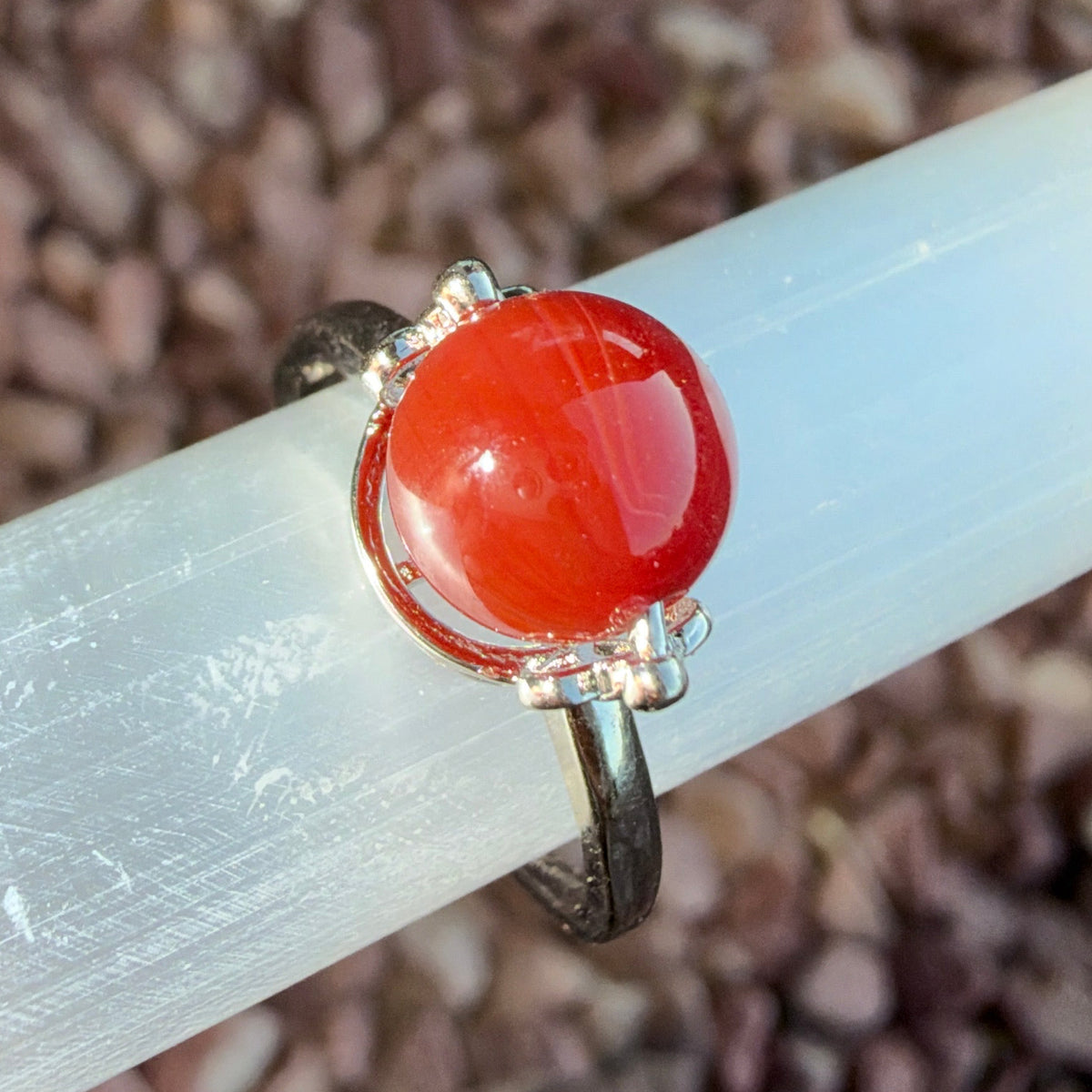 Carnelian - Silver Ring