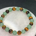 Green Aventurine - Tiger's Eye - 8mm Bracelet