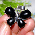 Black Obsidian - Butterfly Pendant