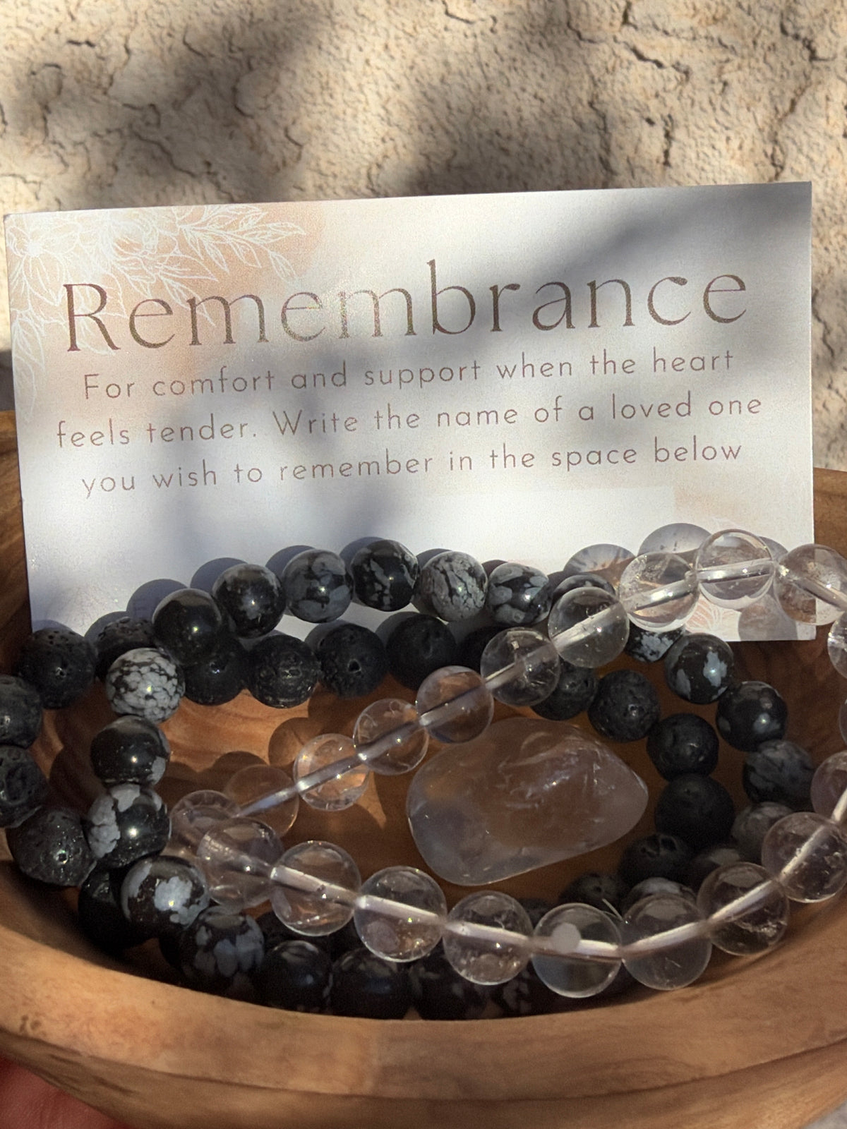 Intentions Kit - Remembrance - 8mm Bracelet