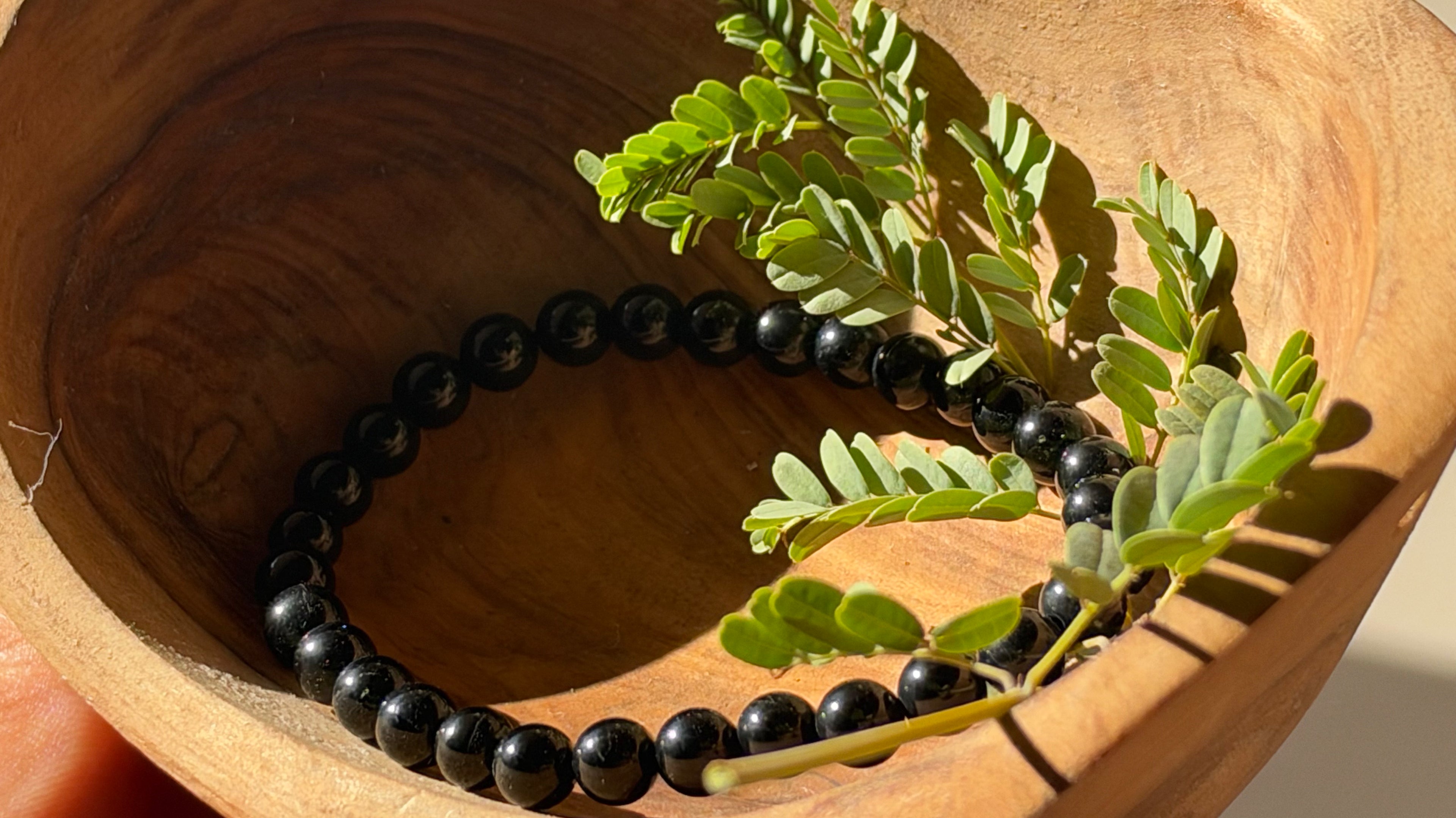 Black Tourmaline - 6mm Bracelet