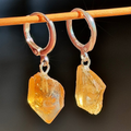 Citrine Raw Earrings