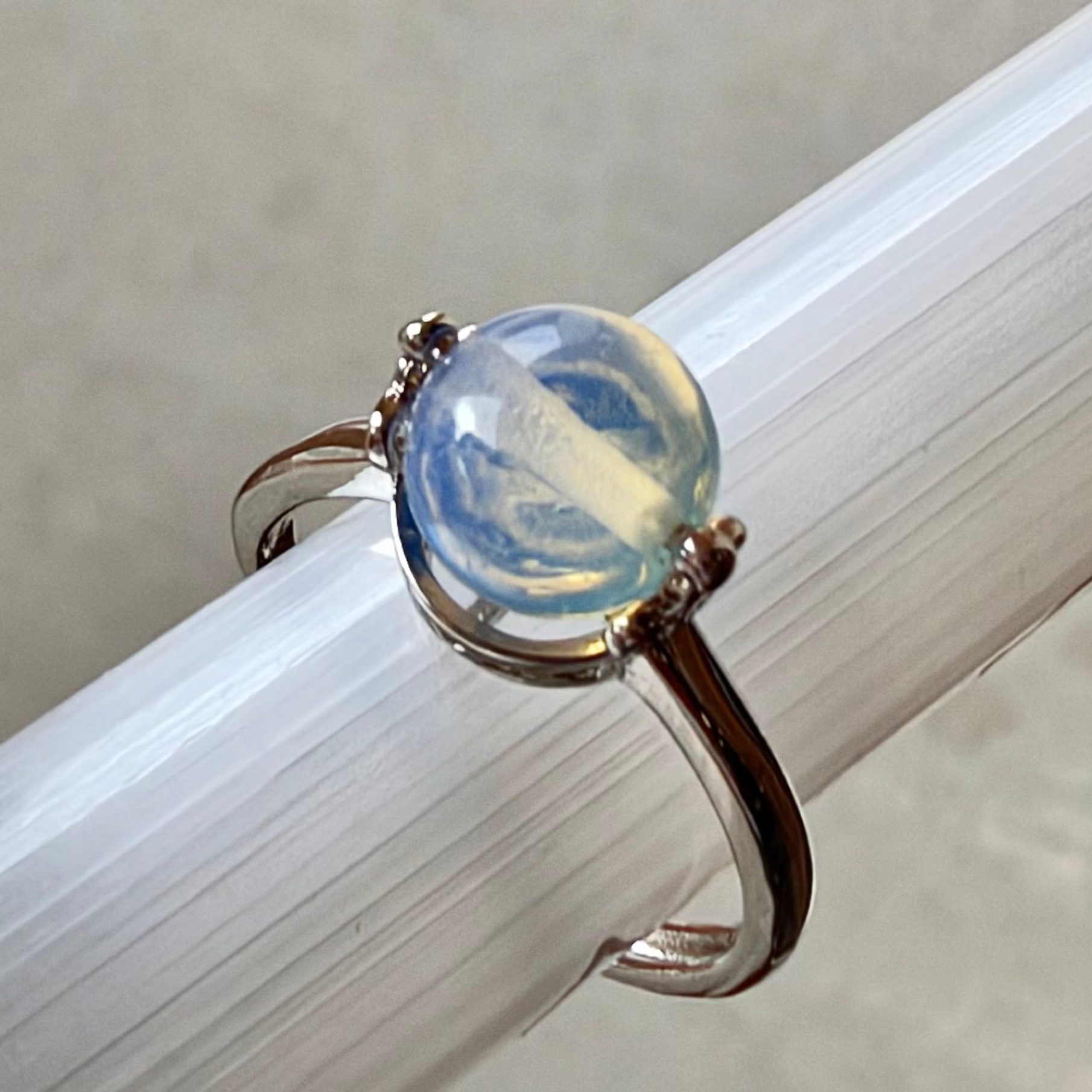 Opalite - Silver Ring