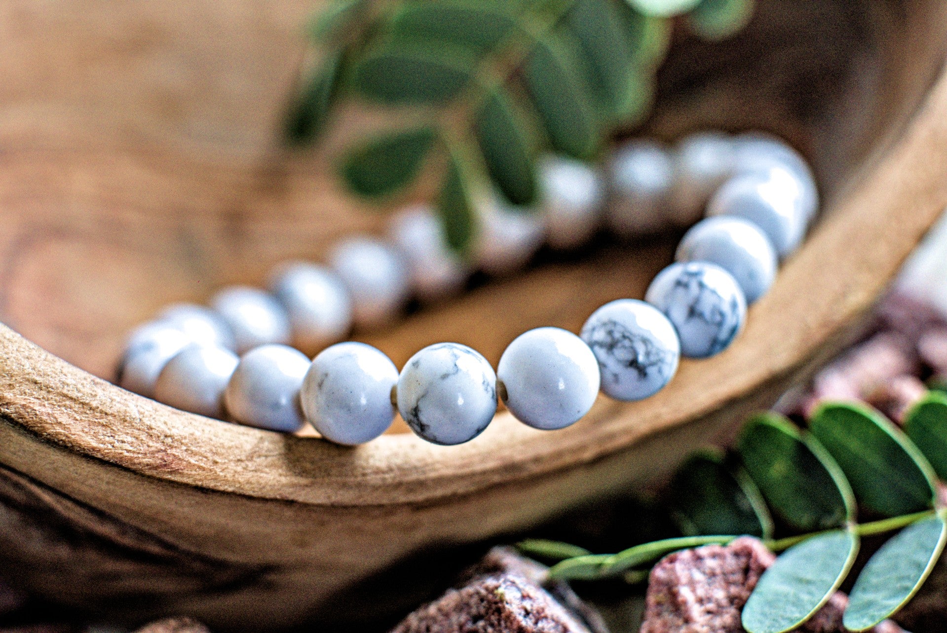 Howlite -8mm Bracelet