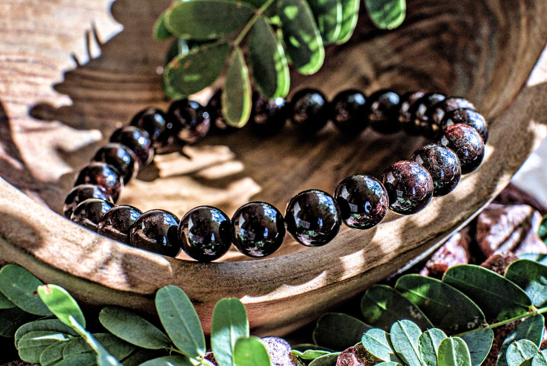 Garnet -8mm Bracelet