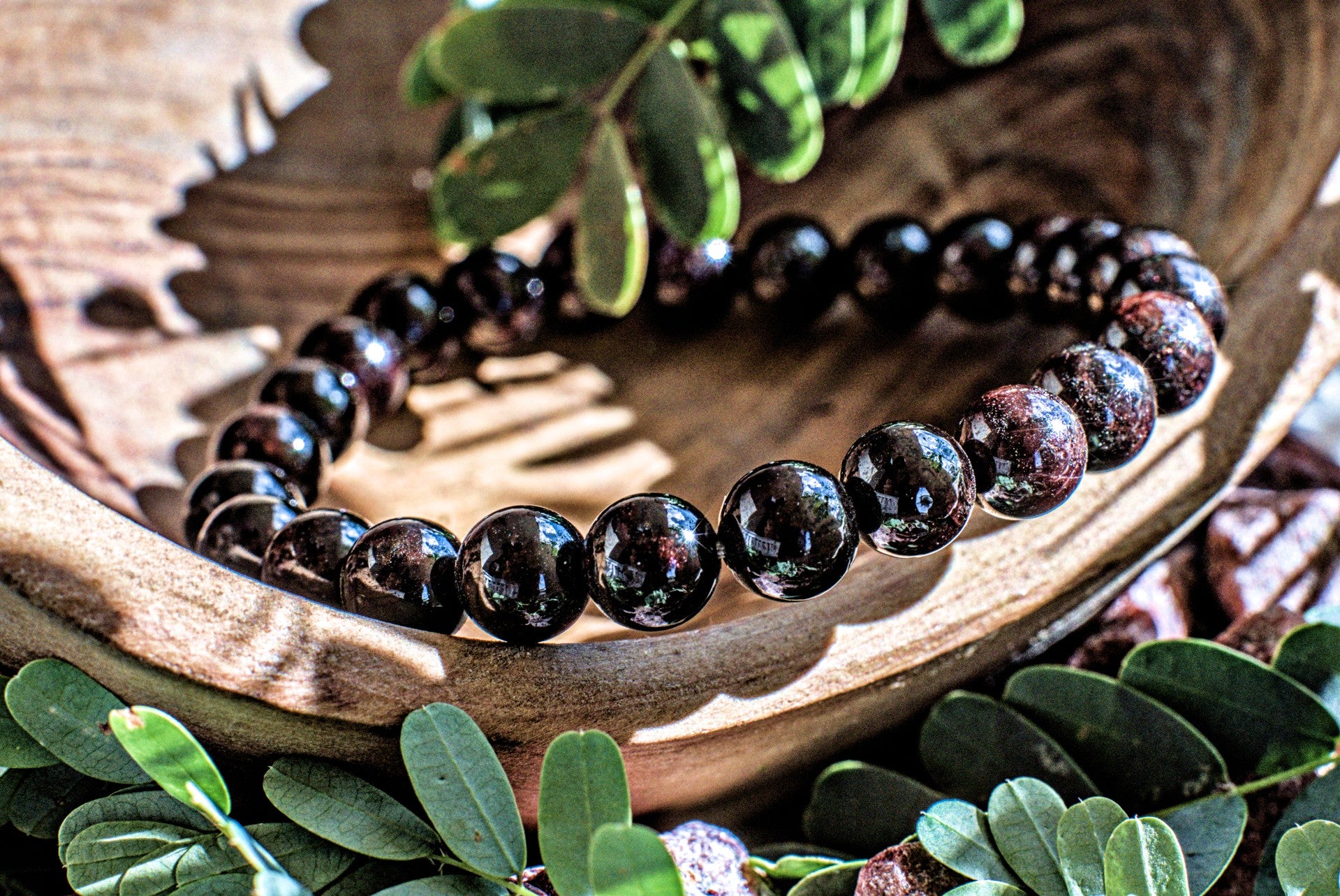 Garnet -8mm Bracelet