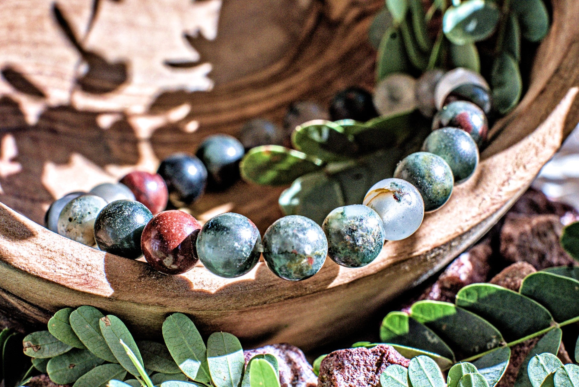 Bloodstone -8mm Bracelet