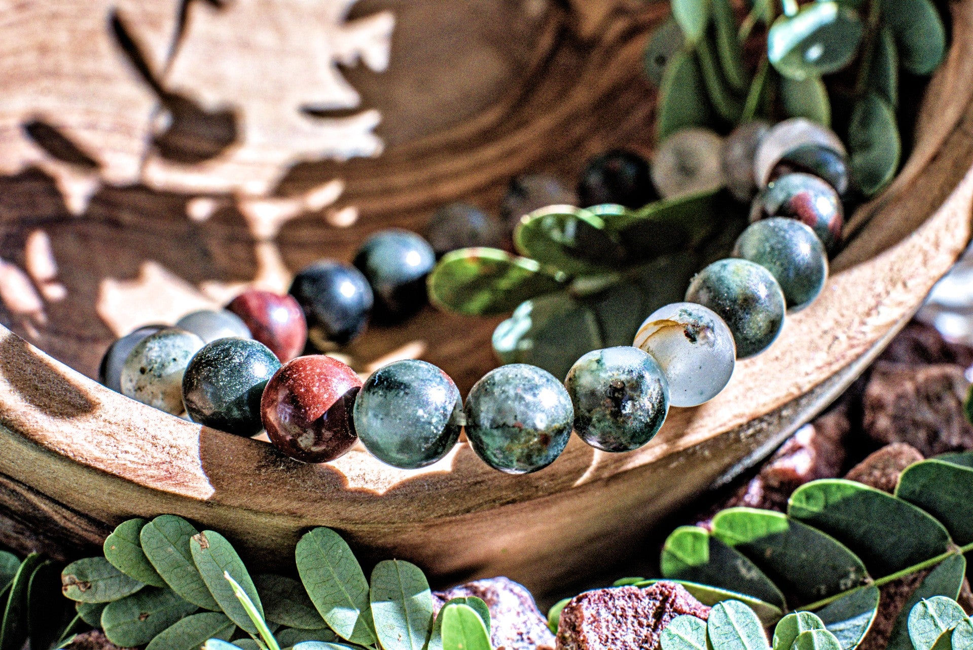 Bloodstone -8mm Bracelet