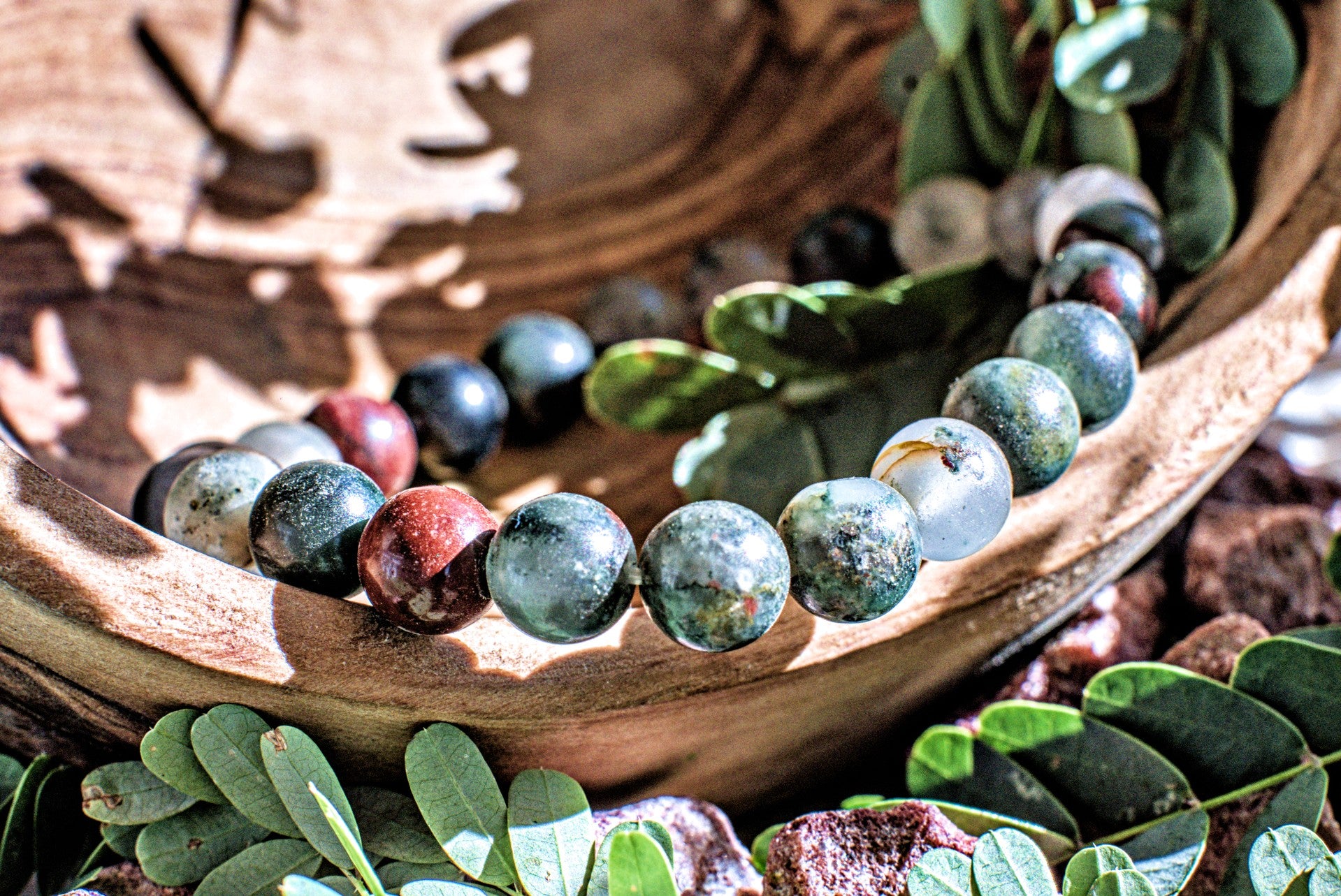 Bloodstone -8mm Bracelet