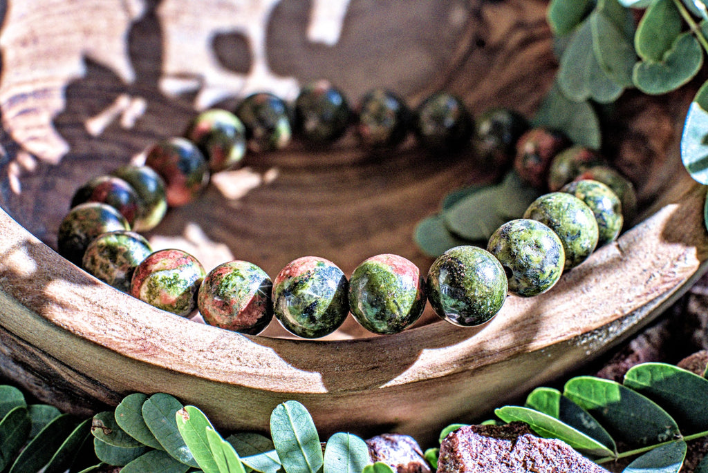 Unakite -8mm Bracelet