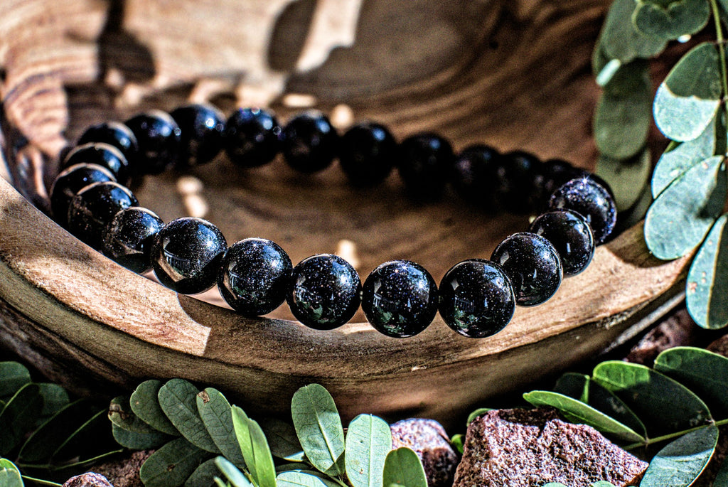 Blue Goldstone -8mm Bracelet