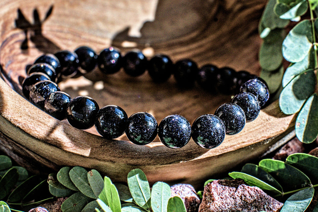 Blue Goldstone -8mm Bracelet