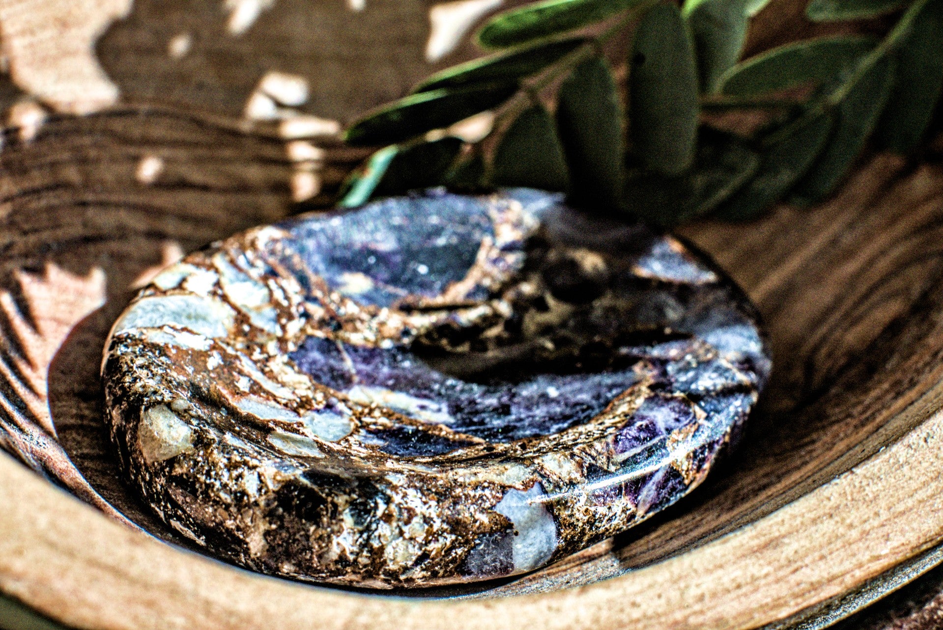 Flourite -Polished Worry Stone