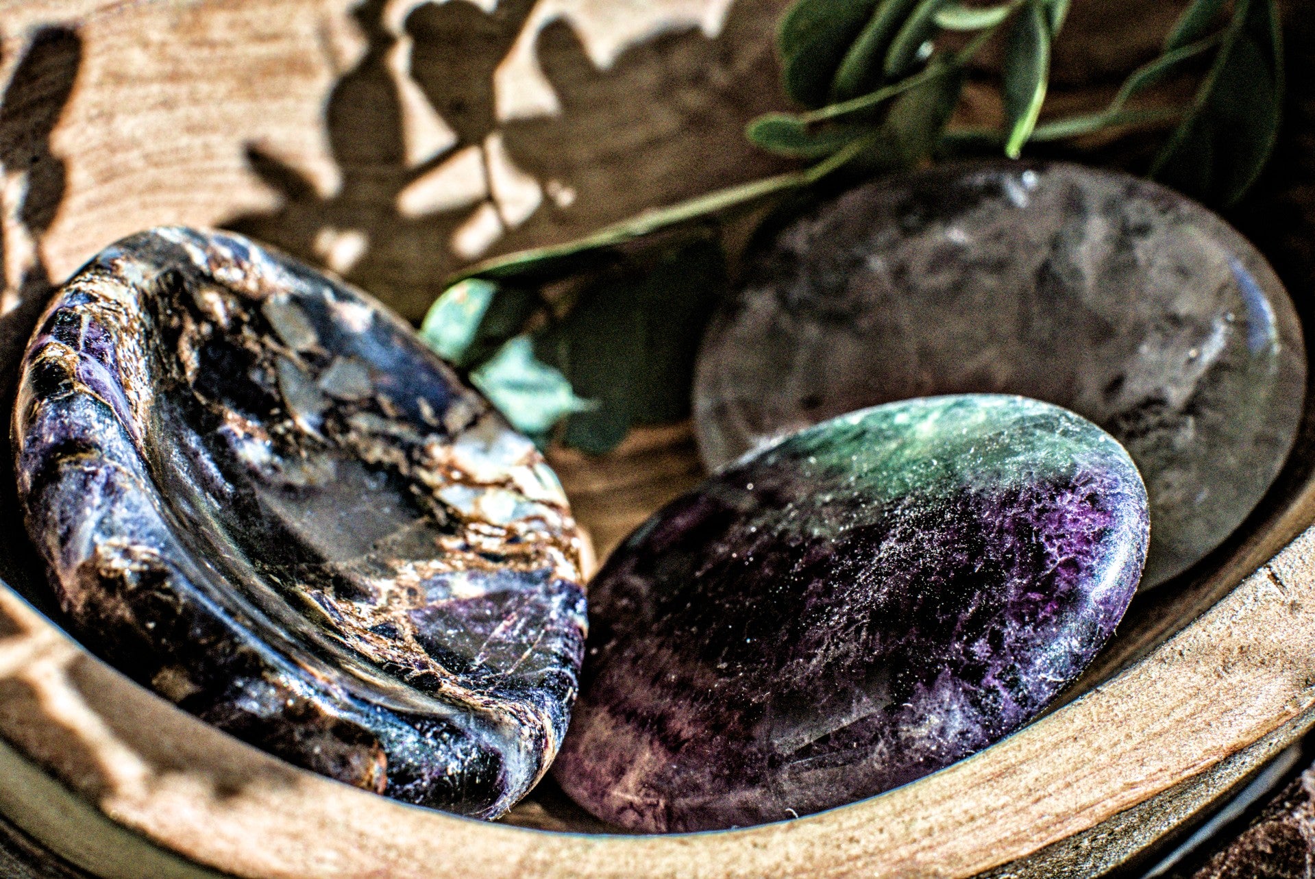 Flourite -Polished Worry Stone