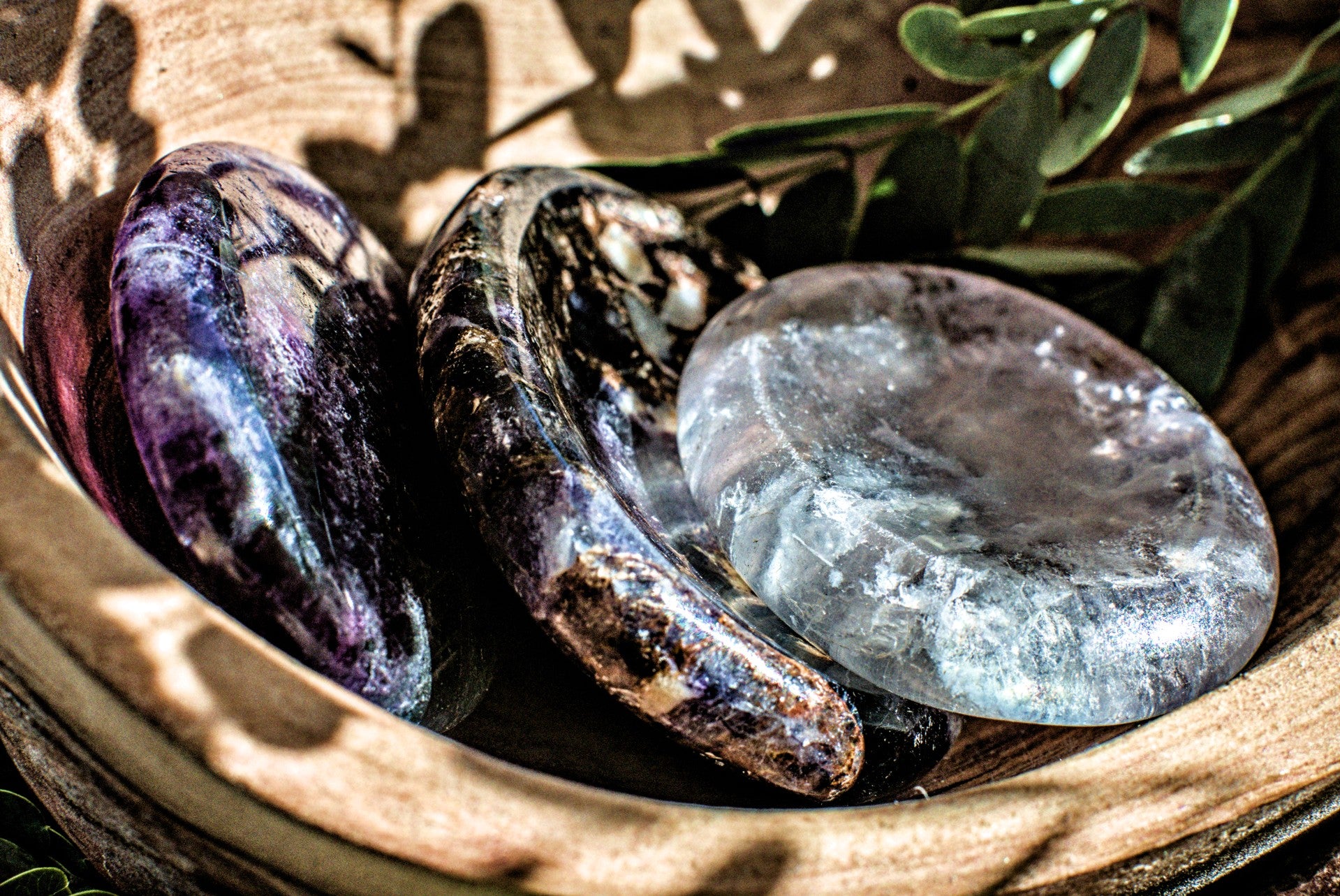 Flourite -Polished Worry Stone