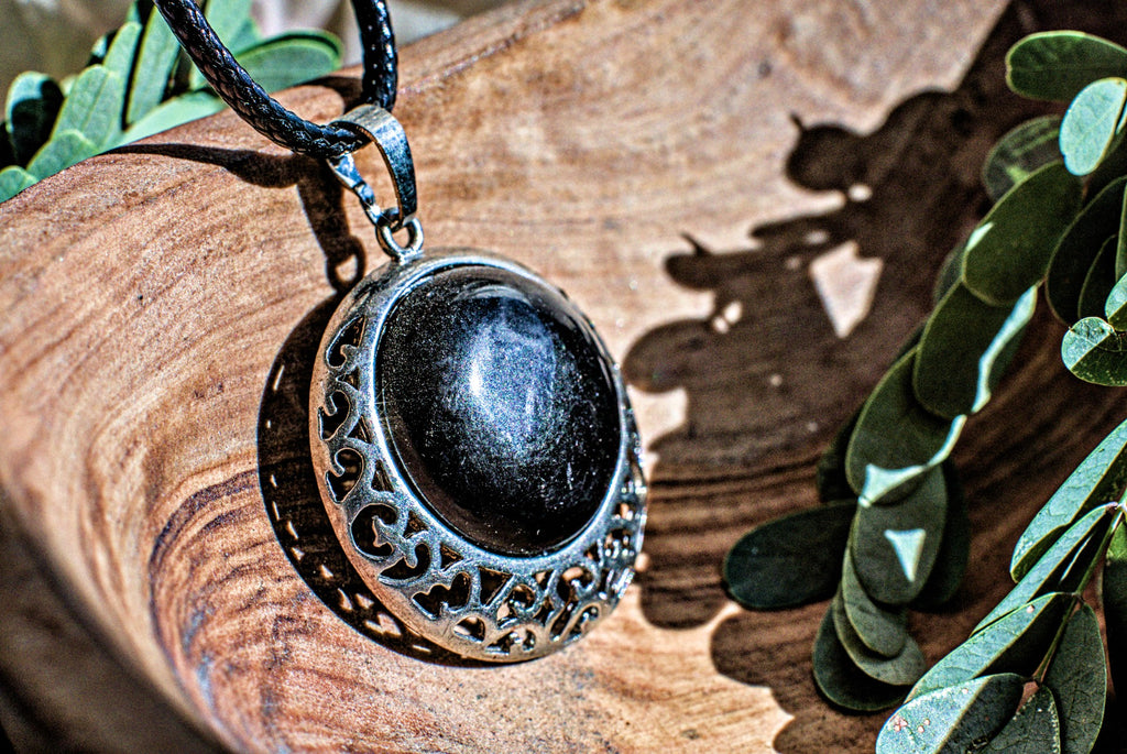 Shungnite -Round Necklace