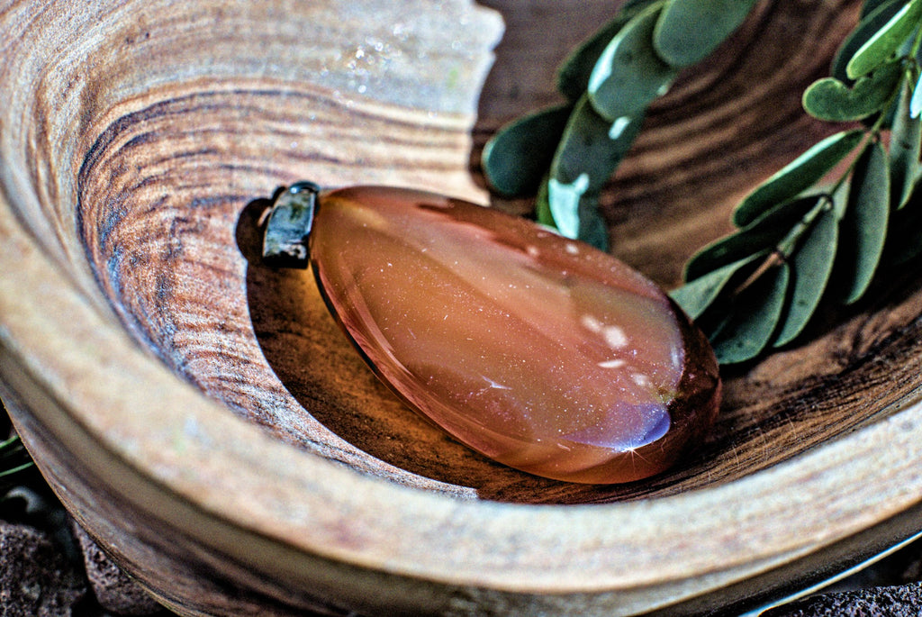 Carnelian -Polished Gemstone Pendant