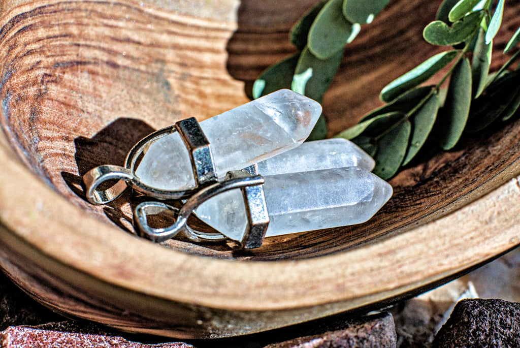 Assorted Hexagonal Gemstone -Pendants