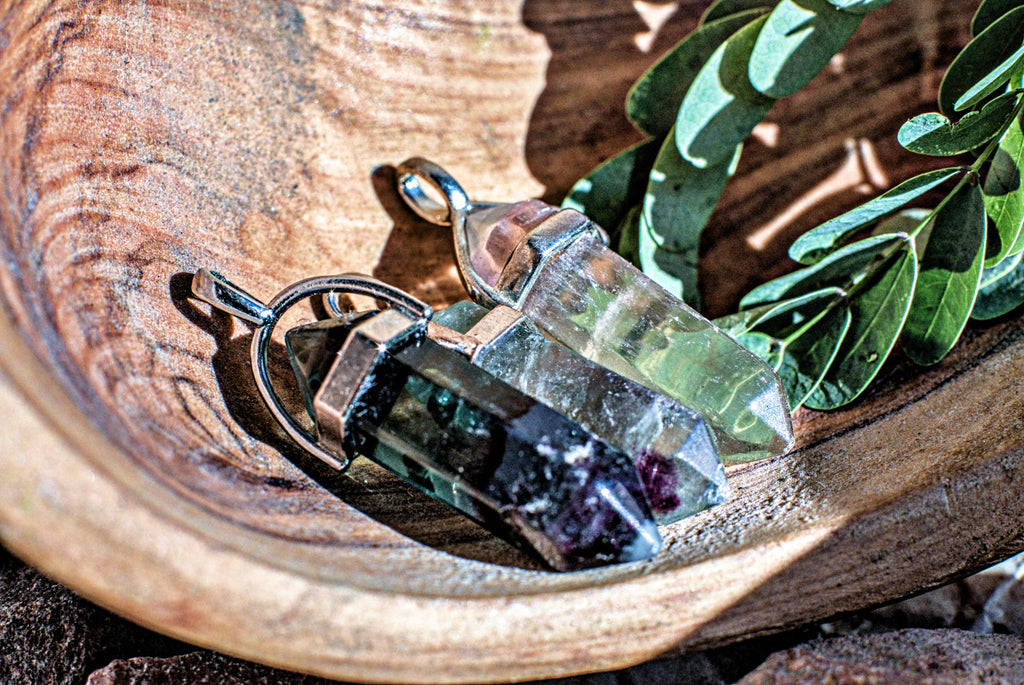 Assorted Hexagonal Gemstone -Pendants