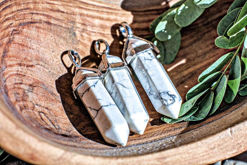 Assorted Hexagonal Gemstone -Pendants